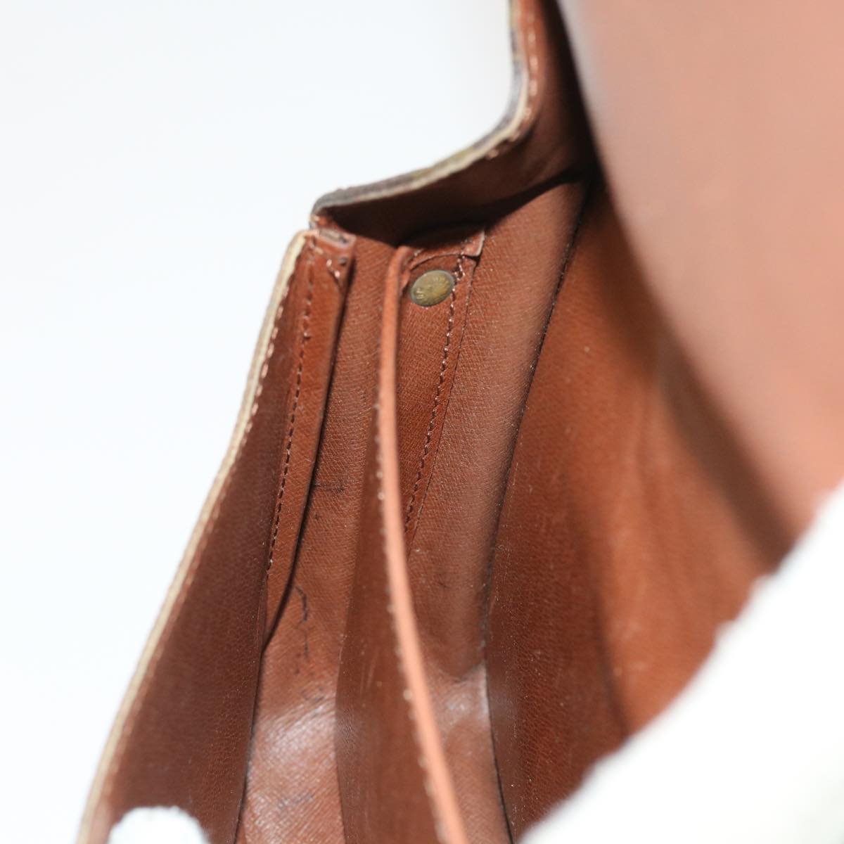 LOUIS VUITTON Monogram Cartouchiere MM Shoulder Bag M51253 LV yk8832