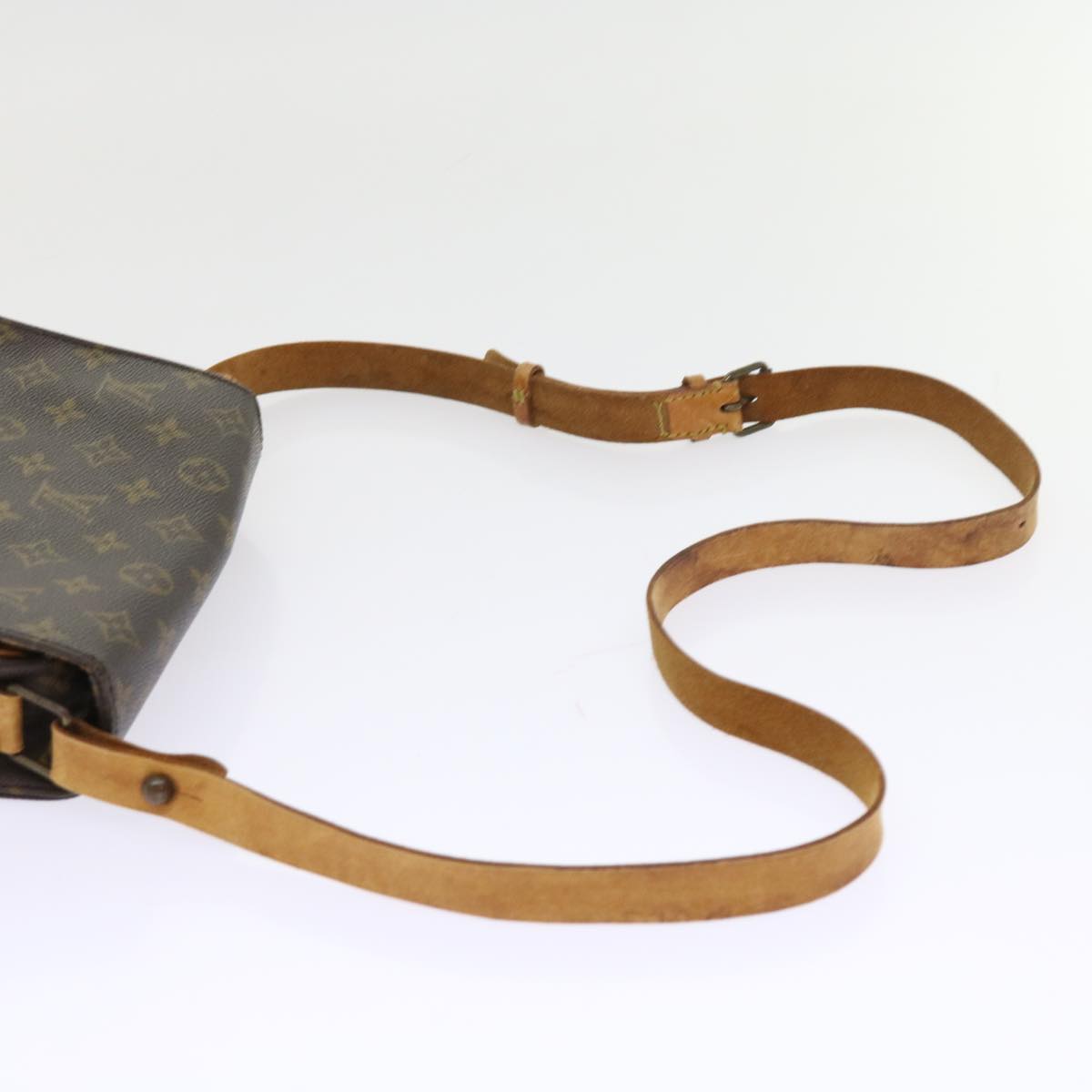 LOUIS VUITTON Monogram Cartouchiere MM Shoulder Bag M51253 LV yk8832