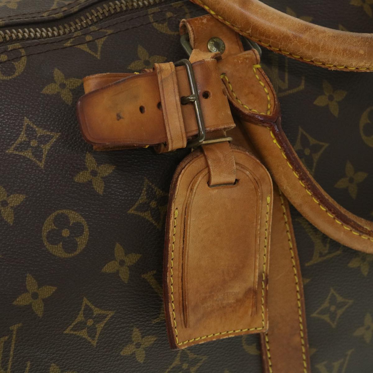 LOUIS VUITTON Monogram Keepall Bandouliere 50 Boston Bag M41416 LV yk8843