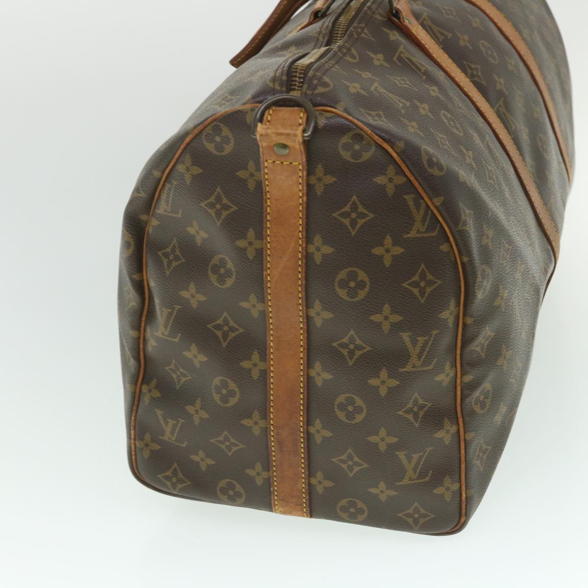LOUIS VUITTON Monogram Keepall Bandouliere 50 Boston Bag M41416 LV yk8843