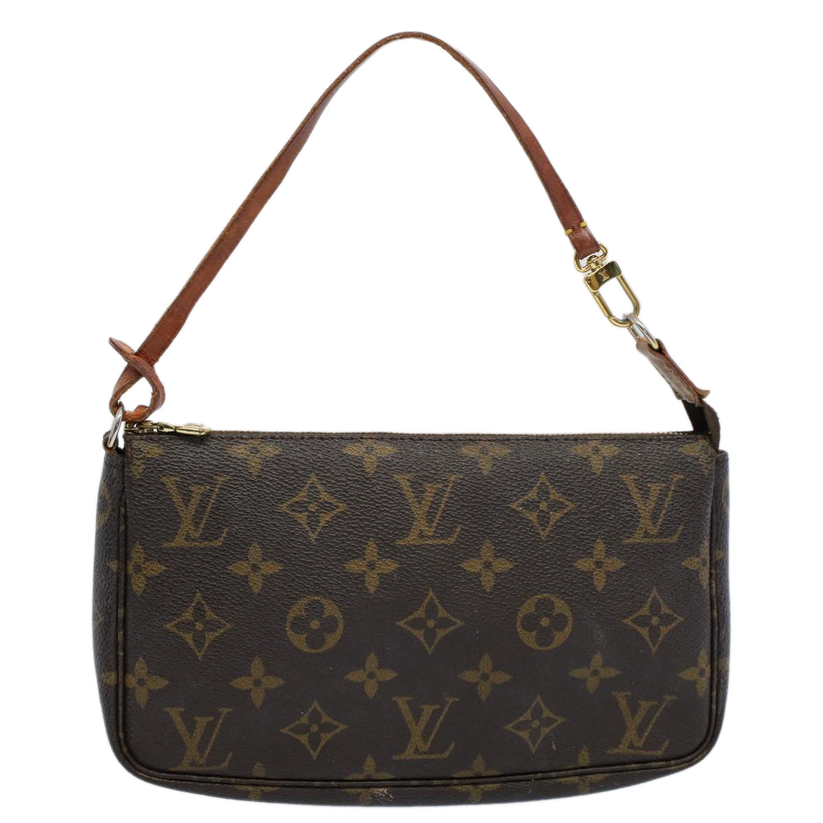 LOUIS VUITTON Monogram Pochette Accessoires Pouch M51980 LV yk8849