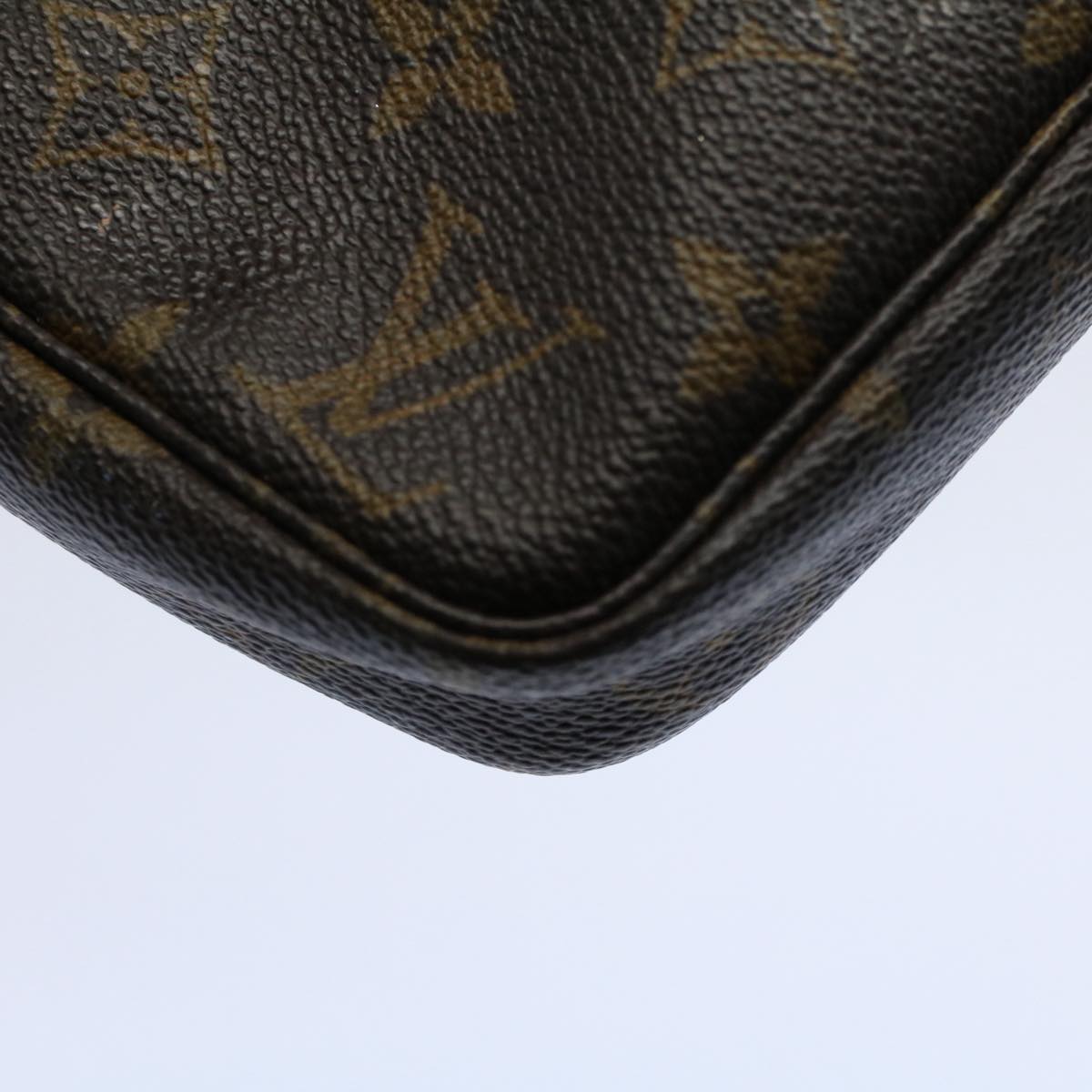 LOUIS VUITTON Monogram Pochette Accessoires Pouch M51980 LV yk8849