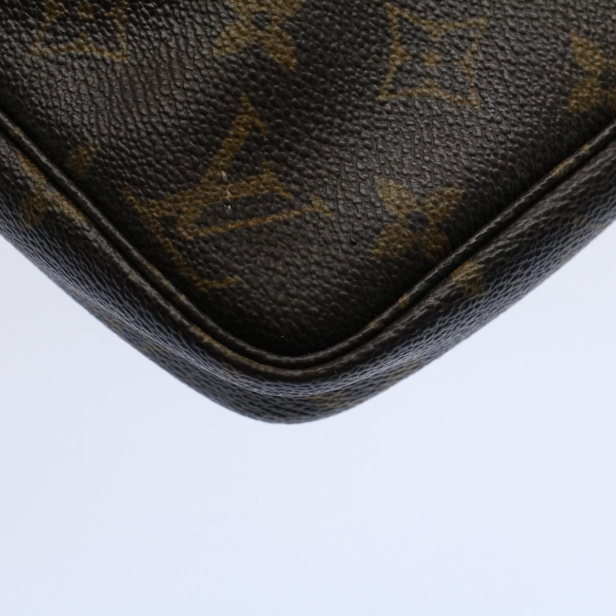LOUIS VUITTON Monogram Pochette Accessoires Pouch M51980 LV yk8849