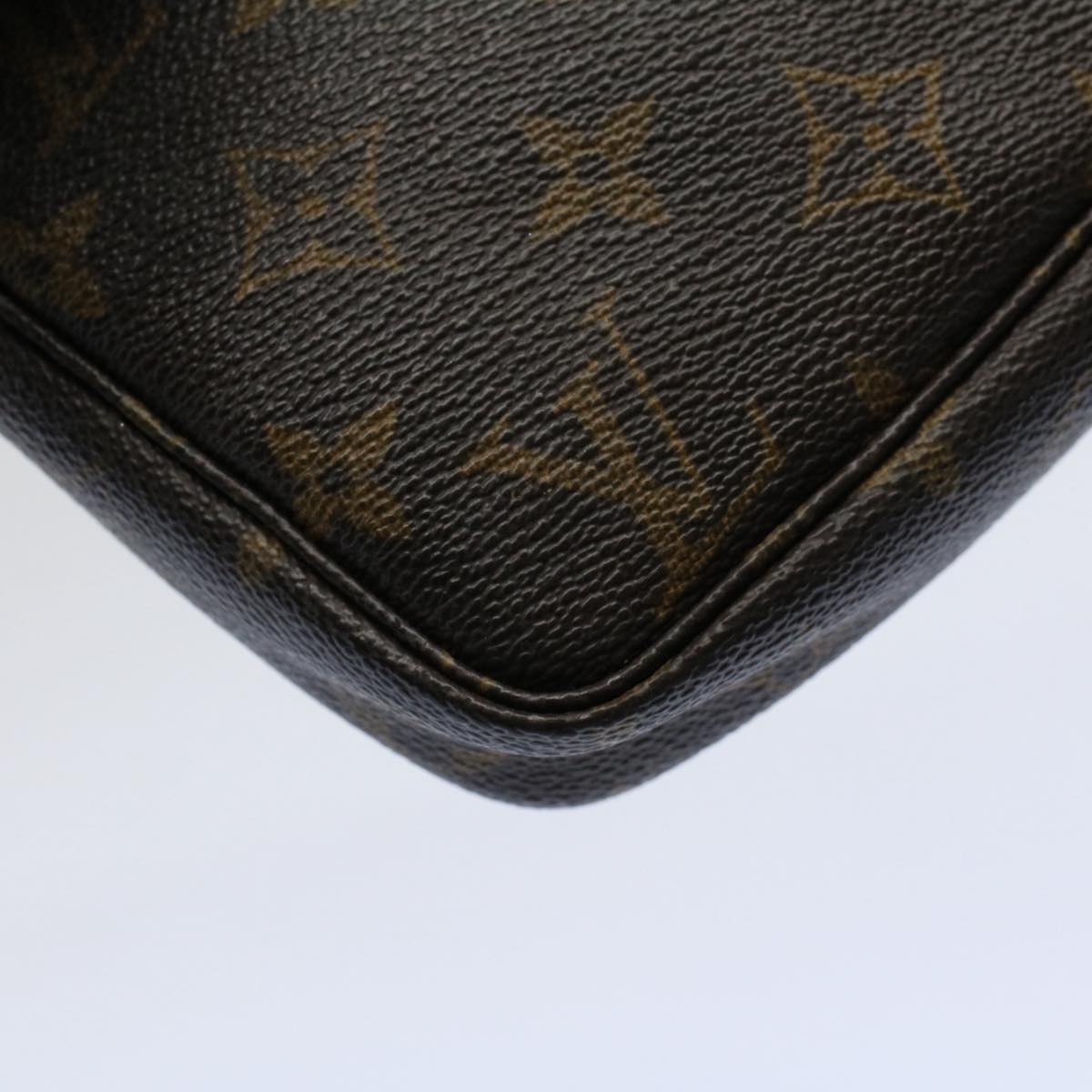 LOUIS VUITTON Monogram Pochette Accessoires Pouch M51980 LV yk8849