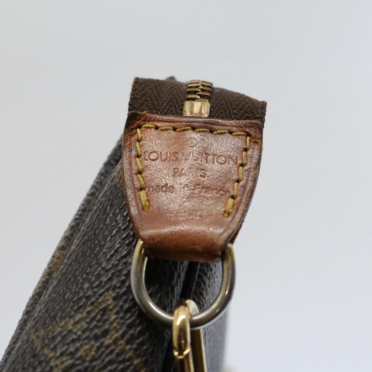 LOUIS VUITTON Monogram Pochette Accessoires Pouch M51980 LV yk8849
