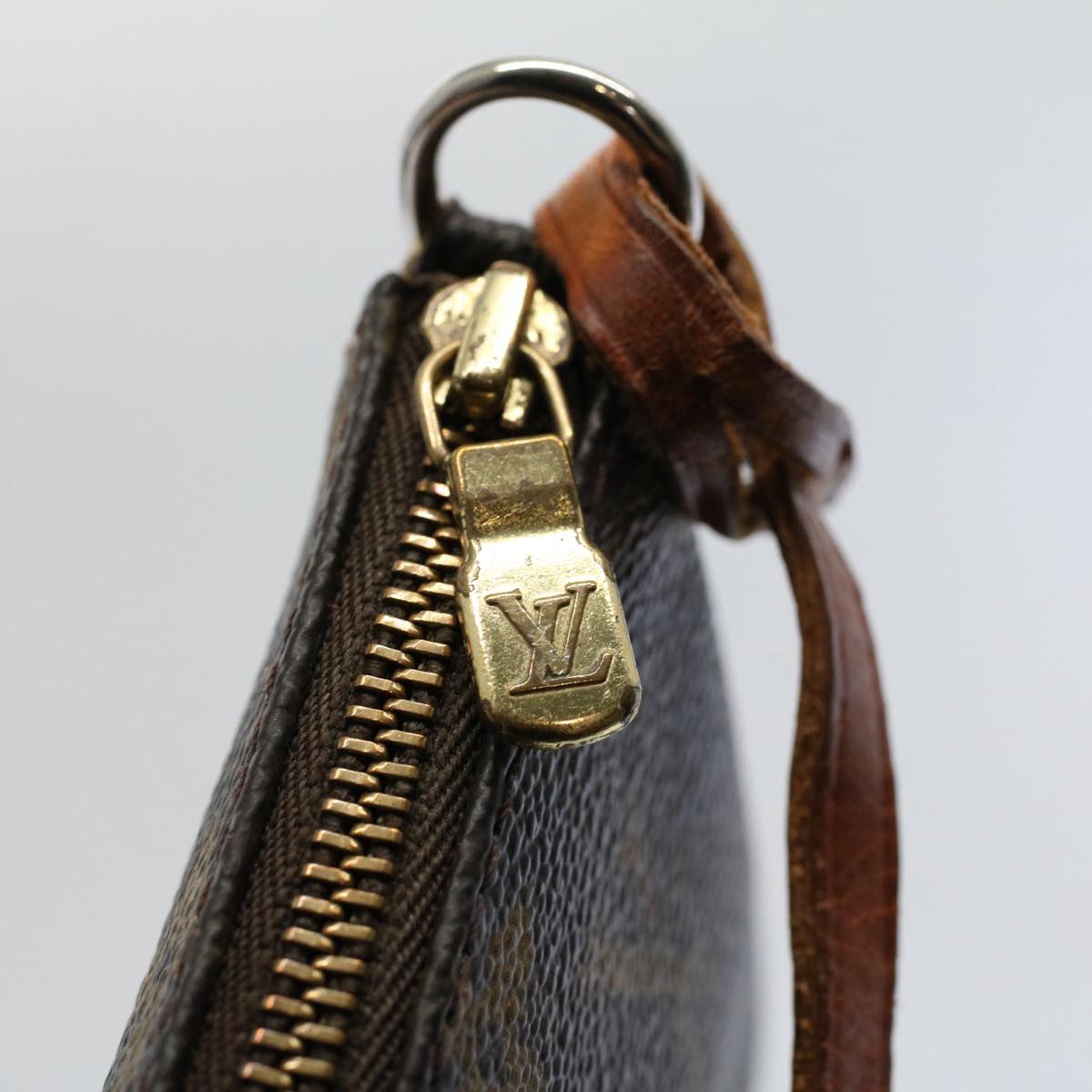 LOUIS VUITTON Monogram Pochette Accessoires Pouch M51980 LV yk8849