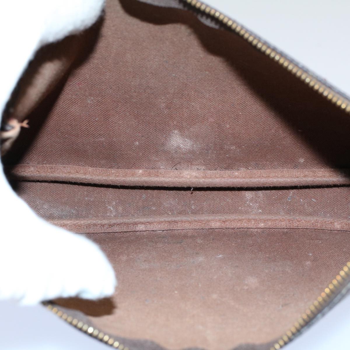 LOUIS VUITTON Monogram Pochette Accessoires Pouch M51980 LV yk8849