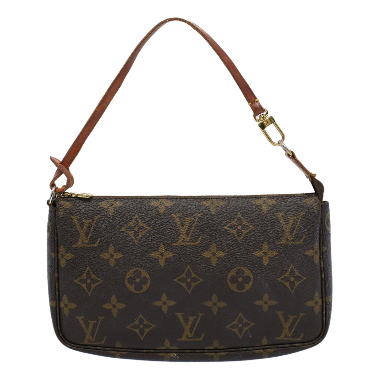 LOUIS VUITTON Monogram Pochette Accessoires Pouch M51980 LV yk8849