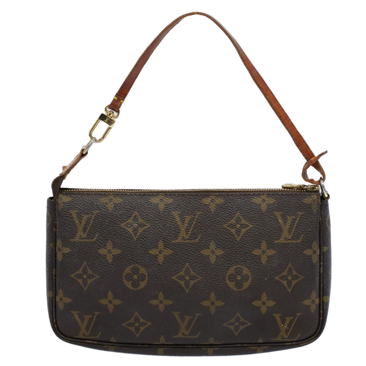 LOUIS VUITTON Monogram Pochette Accessoires Pouch M51980 LV yk8849