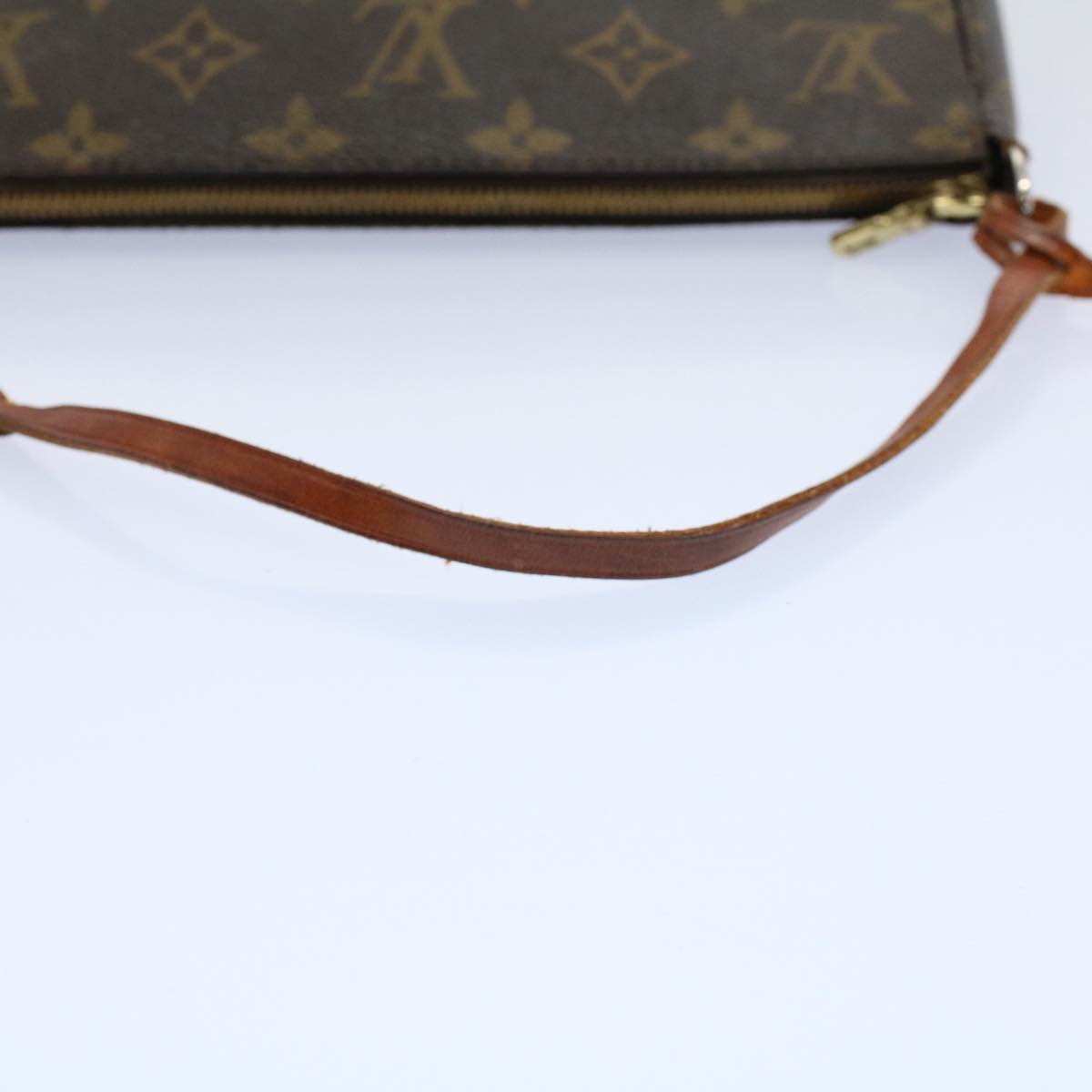 LOUIS VUITTON Monogram Pochette Accessoires Pouch M51980 LV yk8849