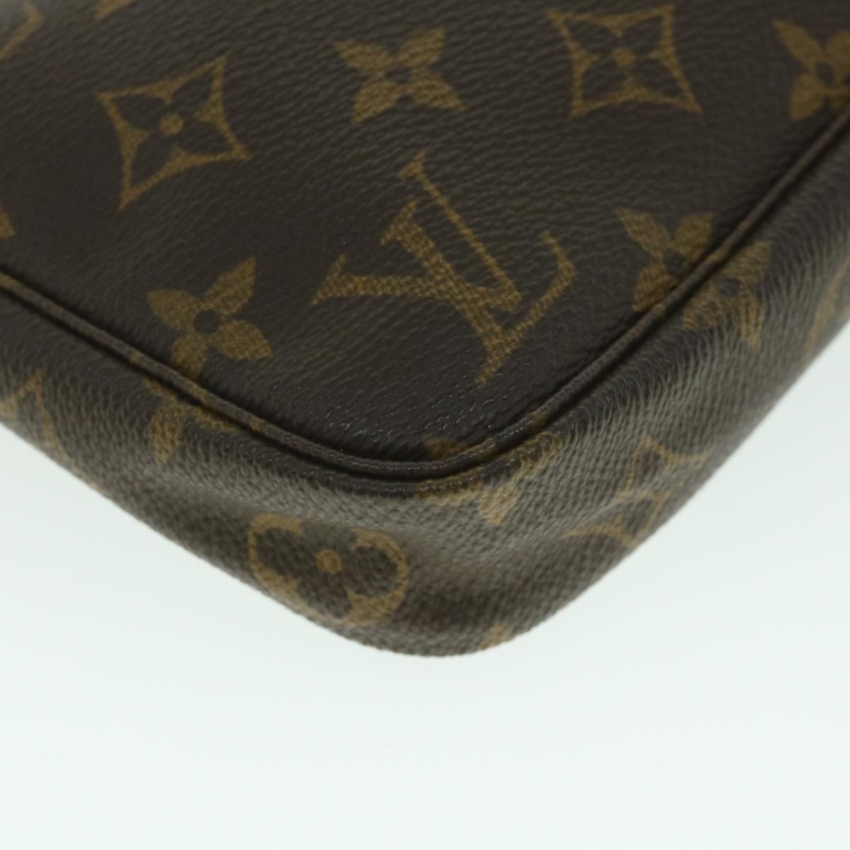 LOUIS VUITTON Monogram Pochette Accessoires Pouch M51980 LV yk8851
