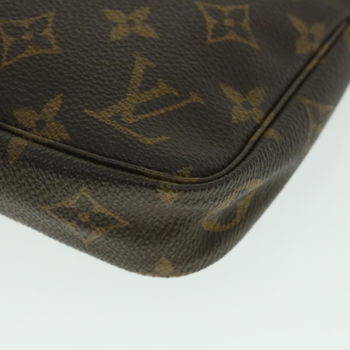 LOUIS VUITTON Monogram Pochette Accessoires Pouch M51980 LV yk8851