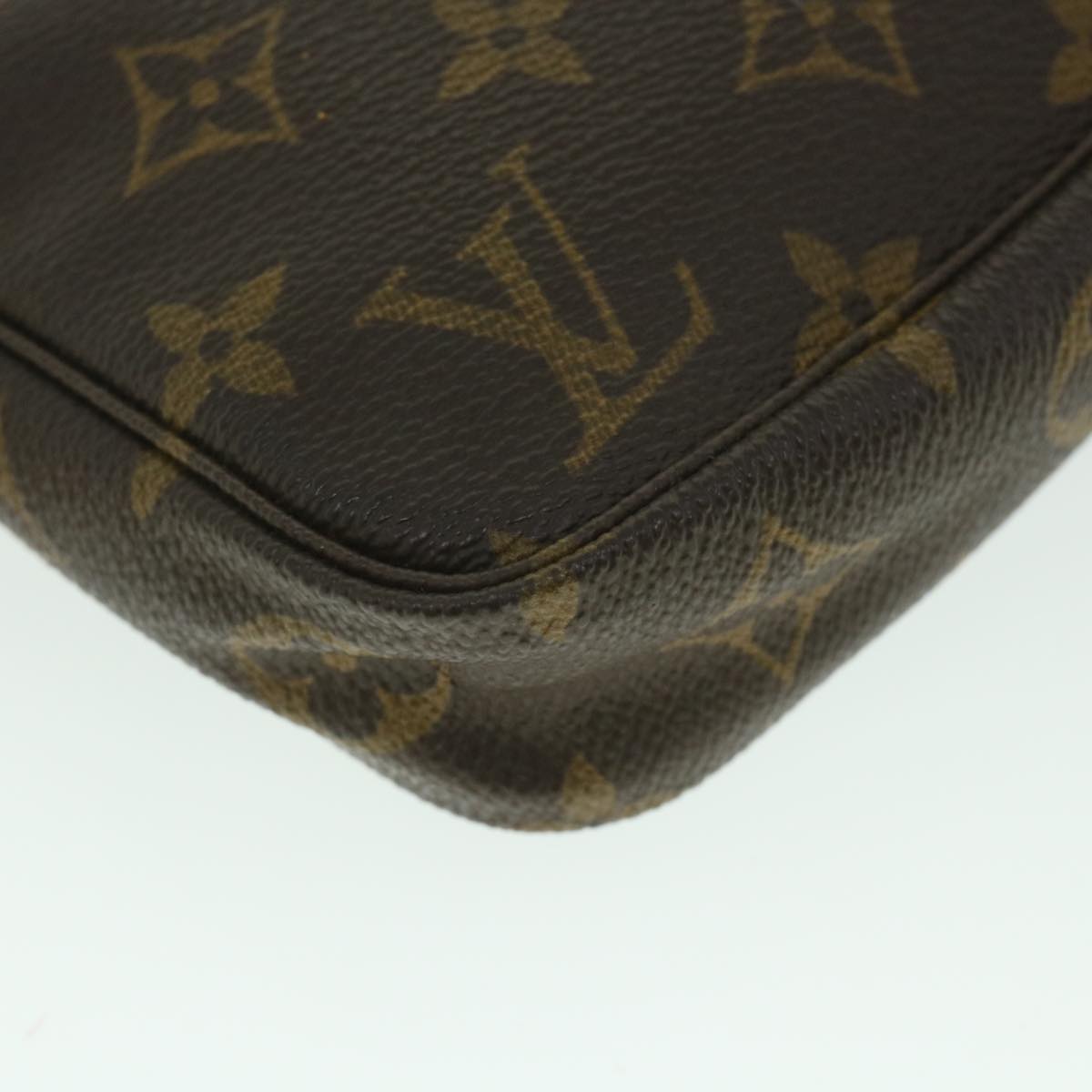 LOUIS VUITTON Monogram Pochette Accessoires Pouch M51980 LV yk8851