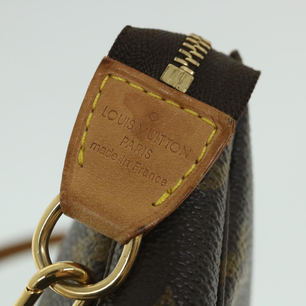 LOUIS VUITTON Monogram Pochette Accessoires Pouch M51980 LV yk8851