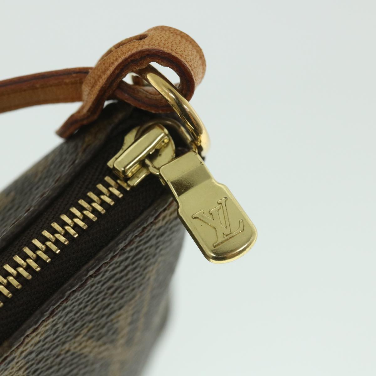 LOUIS VUITTON Monogram Pochette Accessoires Pouch M51980 LV yk8851
