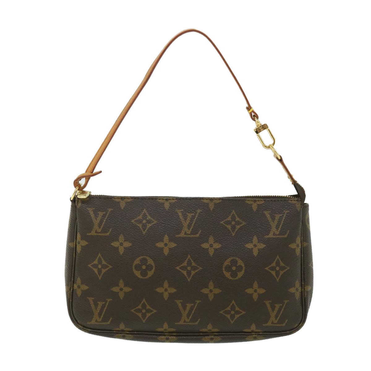 LOUIS VUITTON Monogram Pochette Accessoires Pouch M51980 LV yk8851