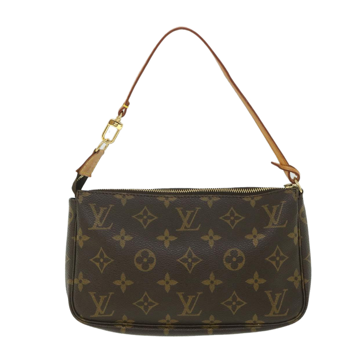 LOUIS VUITTON Monogram Pochette Accessoires Pouch M51980 LV yk8851