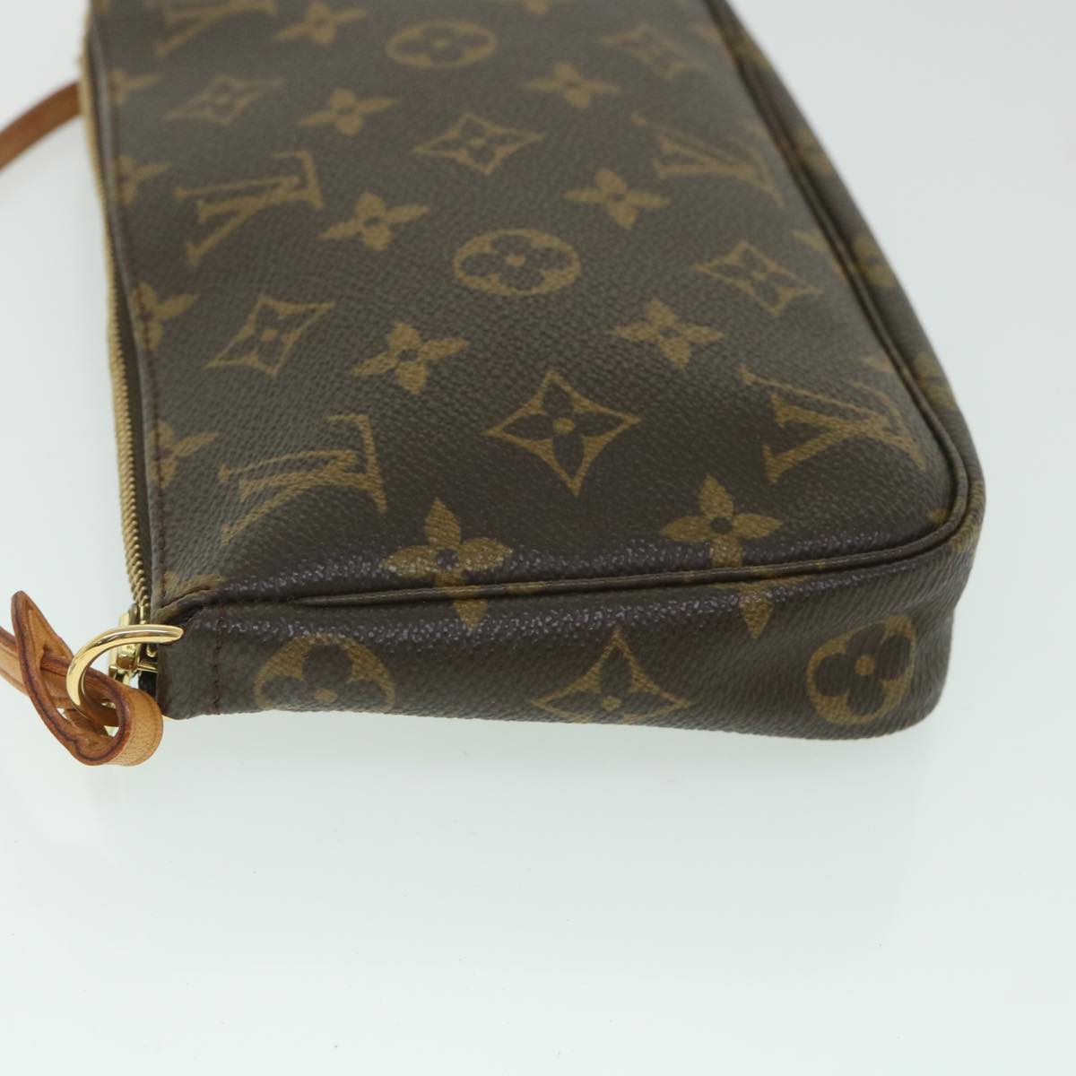 LOUIS VUITTON Monogram Pochette Accessoires Pouch M51980 LV yk8851