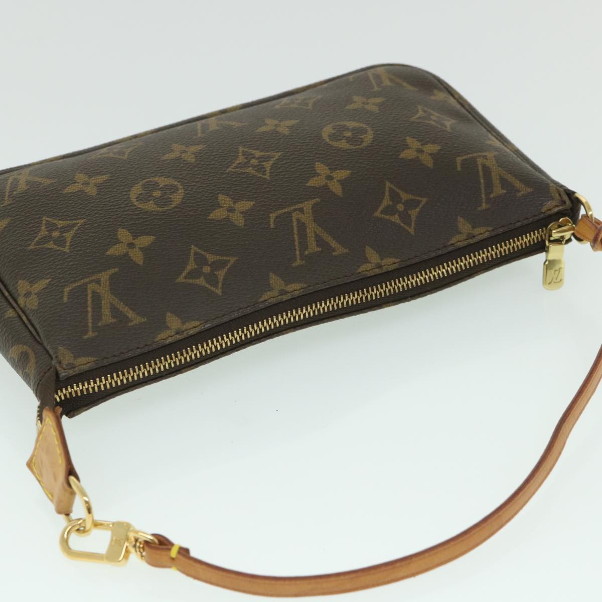 LOUIS VUITTON Monogram Pochette Accessoires Pouch M51980 LV yk8851