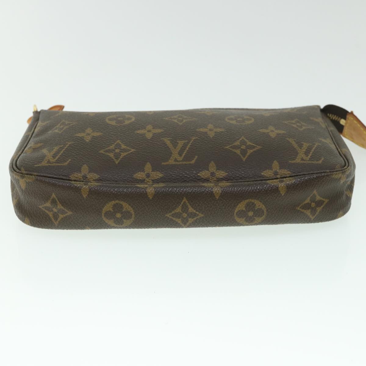 LOUIS VUITTON Monogram Pochette Accessoires Pouch M51980 LV yk8851