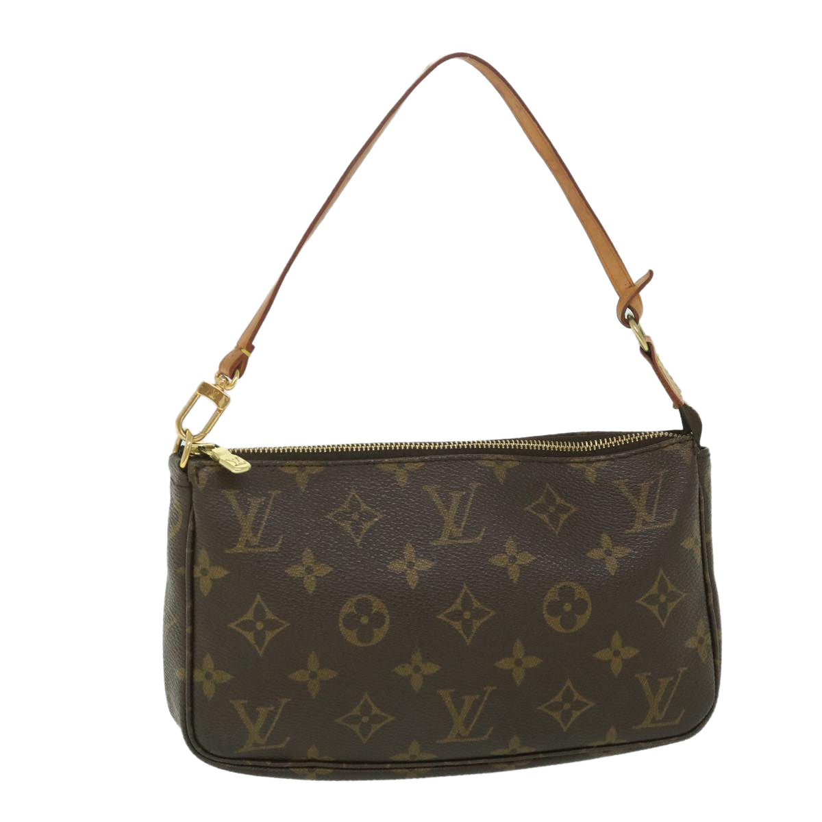LOUIS VUITTON Monogram Pochette Accessoires Pouch M51980 LV yk8852