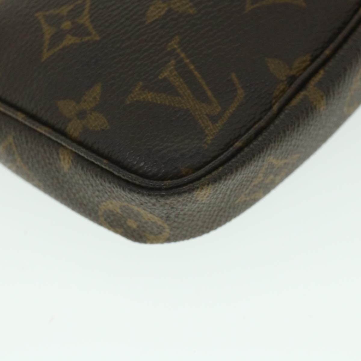 LOUIS VUITTON Monogram Pochette Accessoires Pouch M51980 LV yk8852