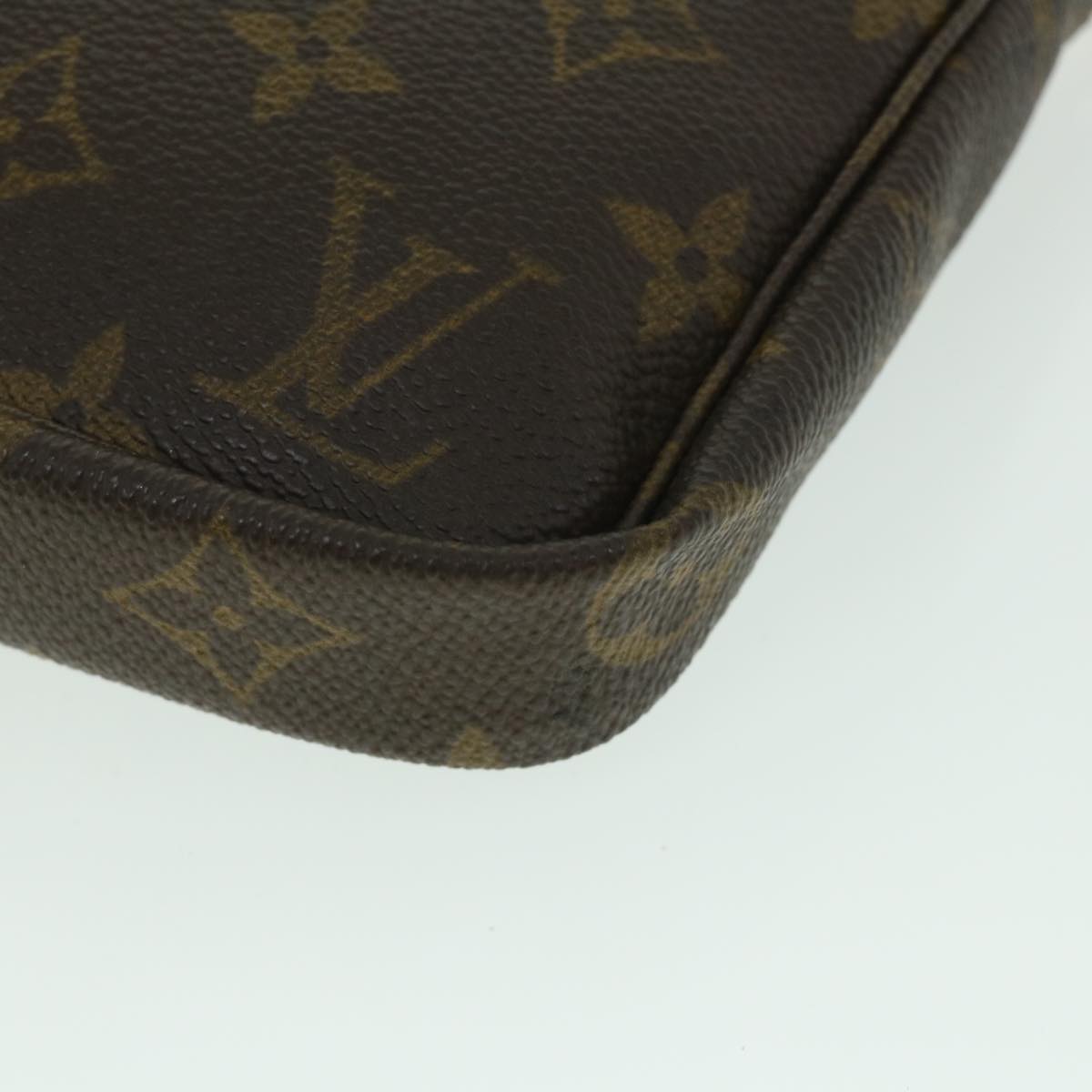 LOUIS VUITTON Monogram Pochette Accessoires Pouch M51980 LV yk8852