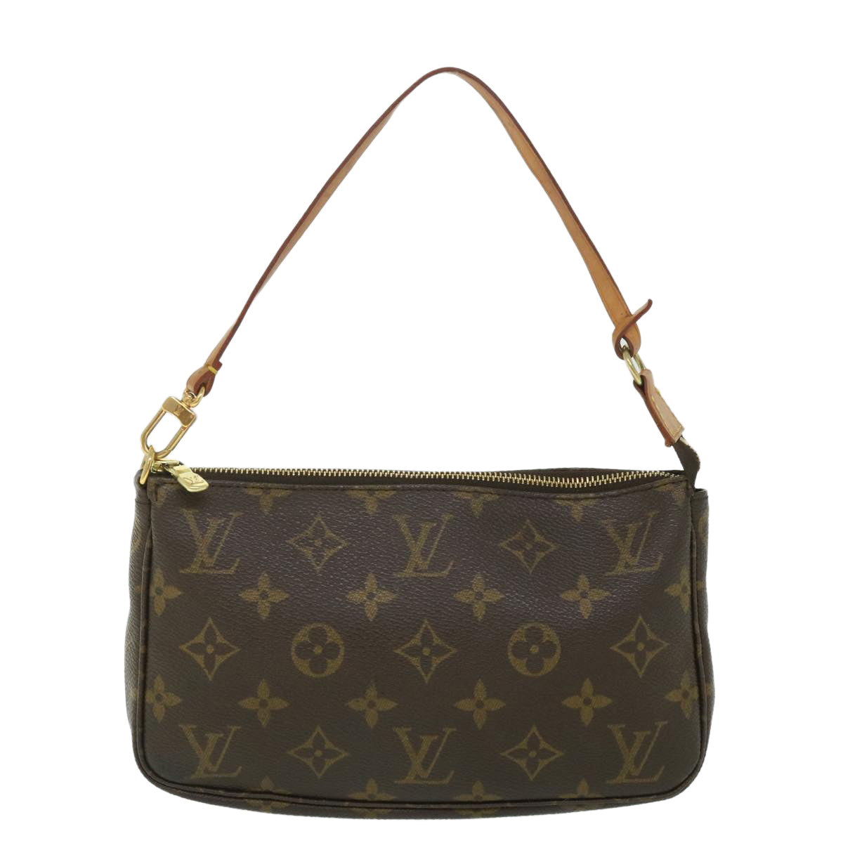 LOUIS VUITTON Monogram Pochette Accessoires Pouch M51980 LV yk8852