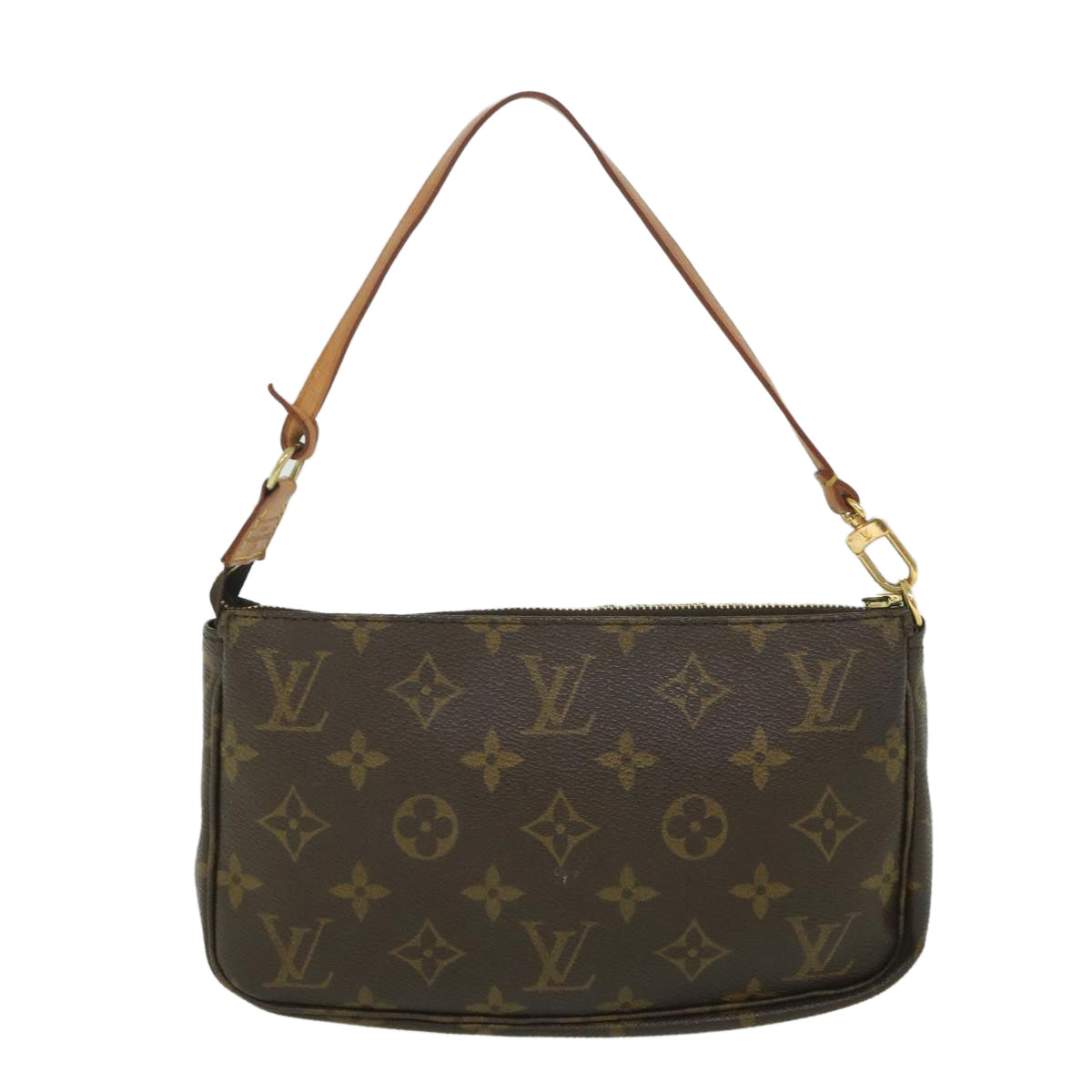 LOUIS VUITTON Monogram Pochette Accessoires Pouch M51980 LV yk8852