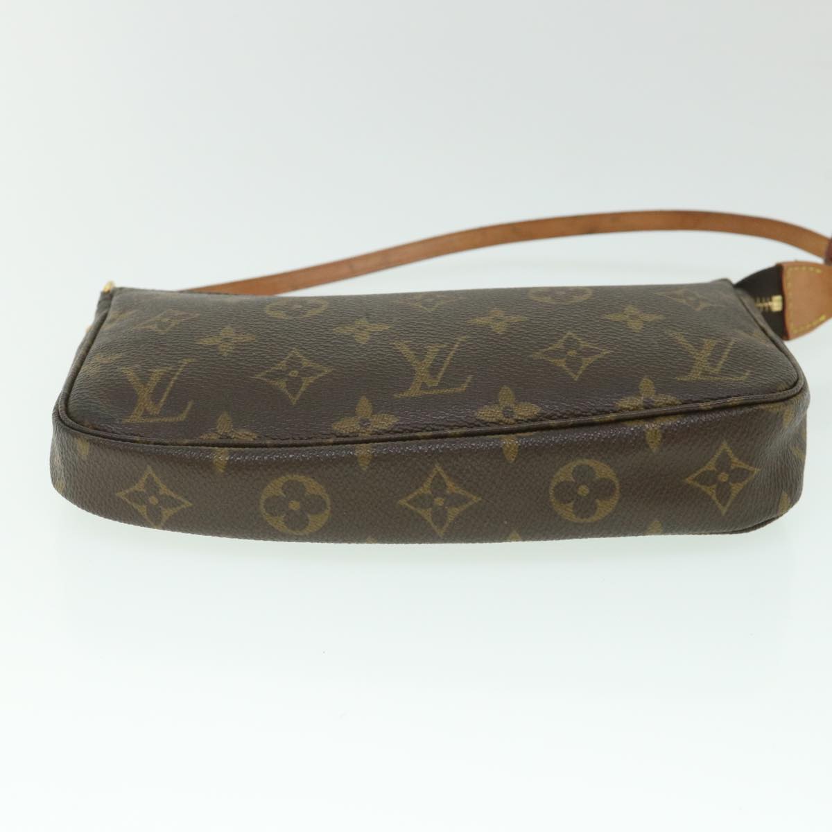 LOUIS VUITTON Monogram Pochette Accessoires Pouch M51980 LV yk8852