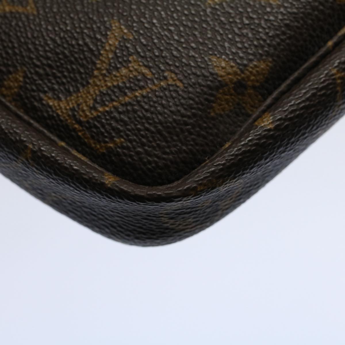 LOUIS VUITTON Monogram Pochette Accessoires Pouch M51980 LV yk8853