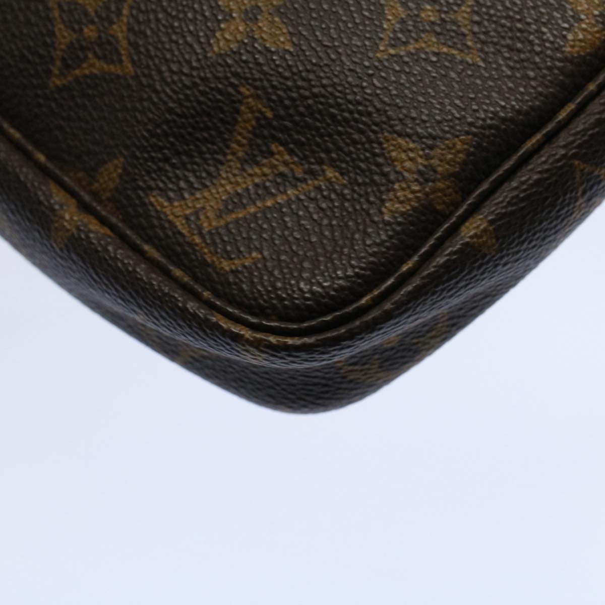 LOUIS VUITTON Monogram Pochette Accessoires Pouch M51980 LV yk8853