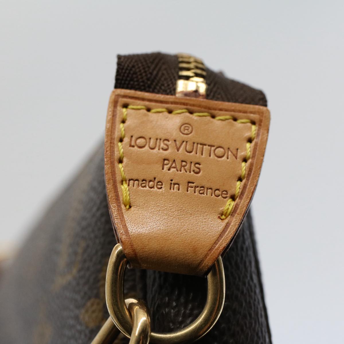 LOUIS VUITTON Monogram Pochette Accessoires Pouch M51980 LV yk8853