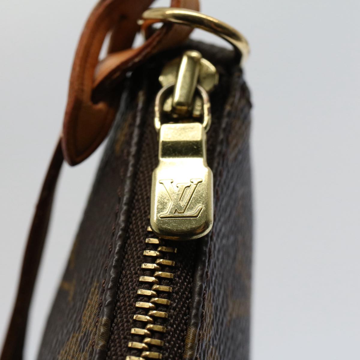 LOUIS VUITTON Monogram Pochette Accessoires Pouch M51980 LV yk8853