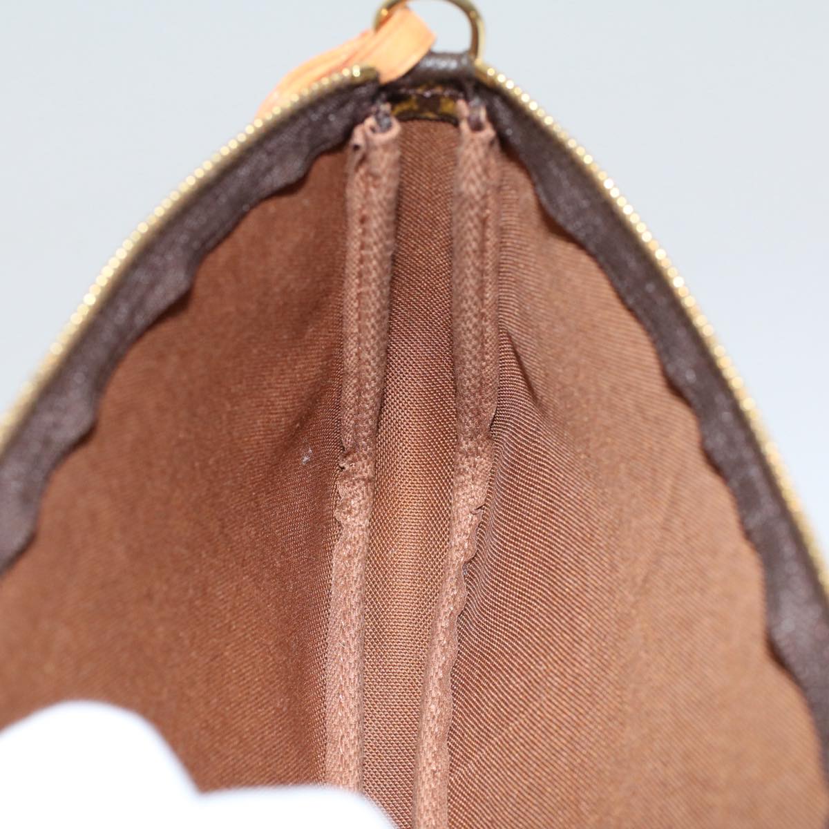 LOUIS VUITTON Monogram Pochette Accessoires Pouch M51980 LV yk8853
