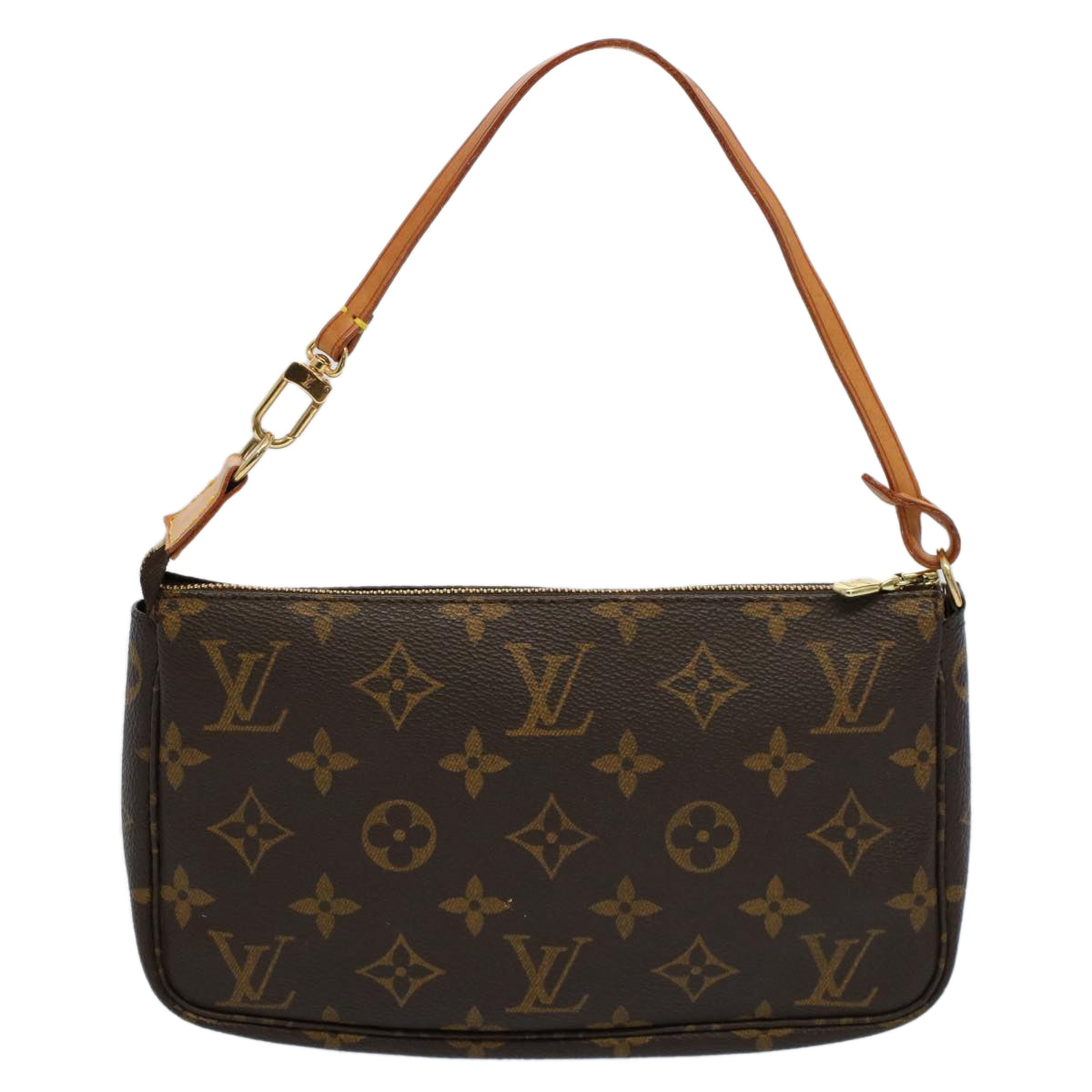 LOUIS VUITTON Monogram Pochette Accessoires Pouch M51980 LV yk8853