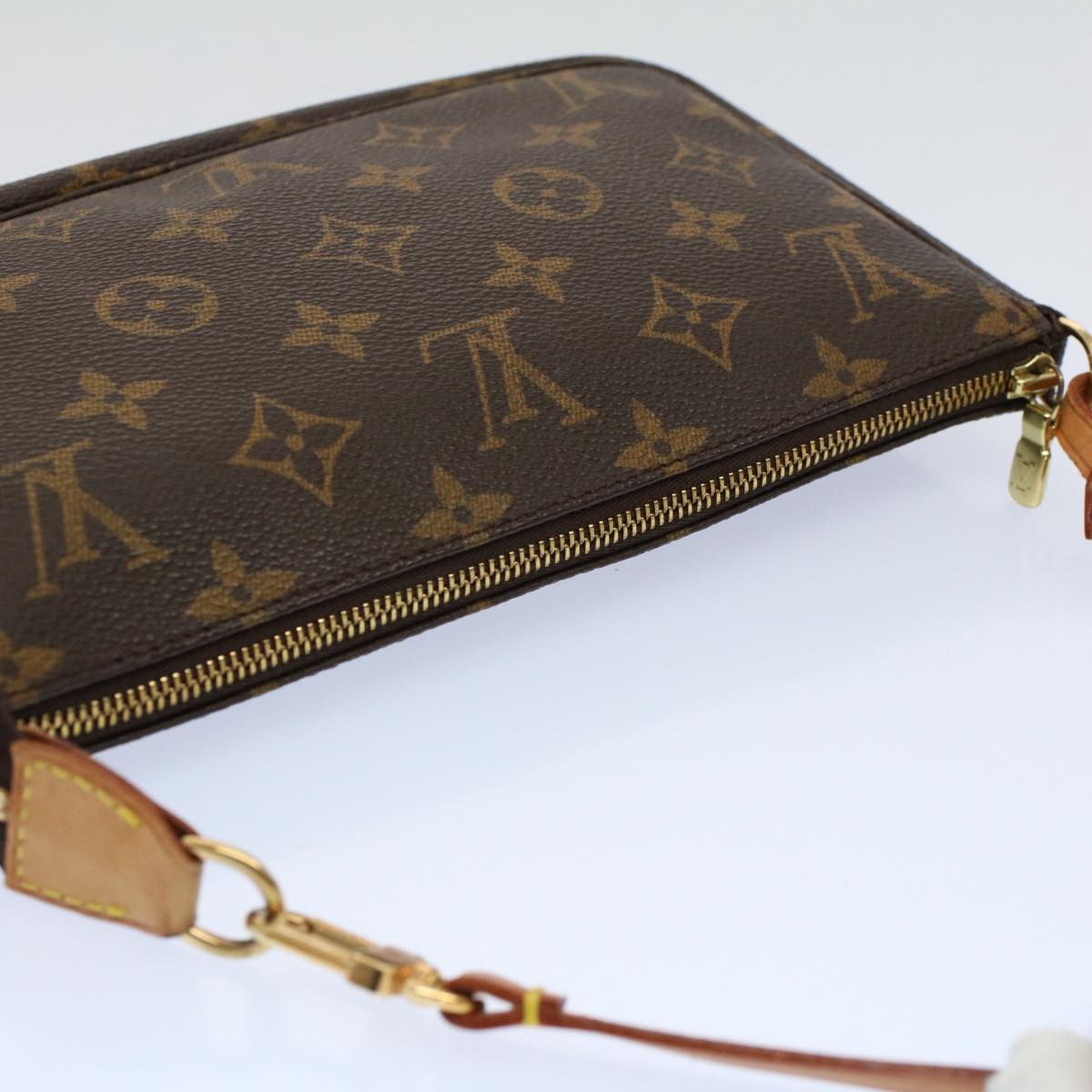 LOUIS VUITTON Monogram Pochette Accessoires Pouch M51980 LV yk8853