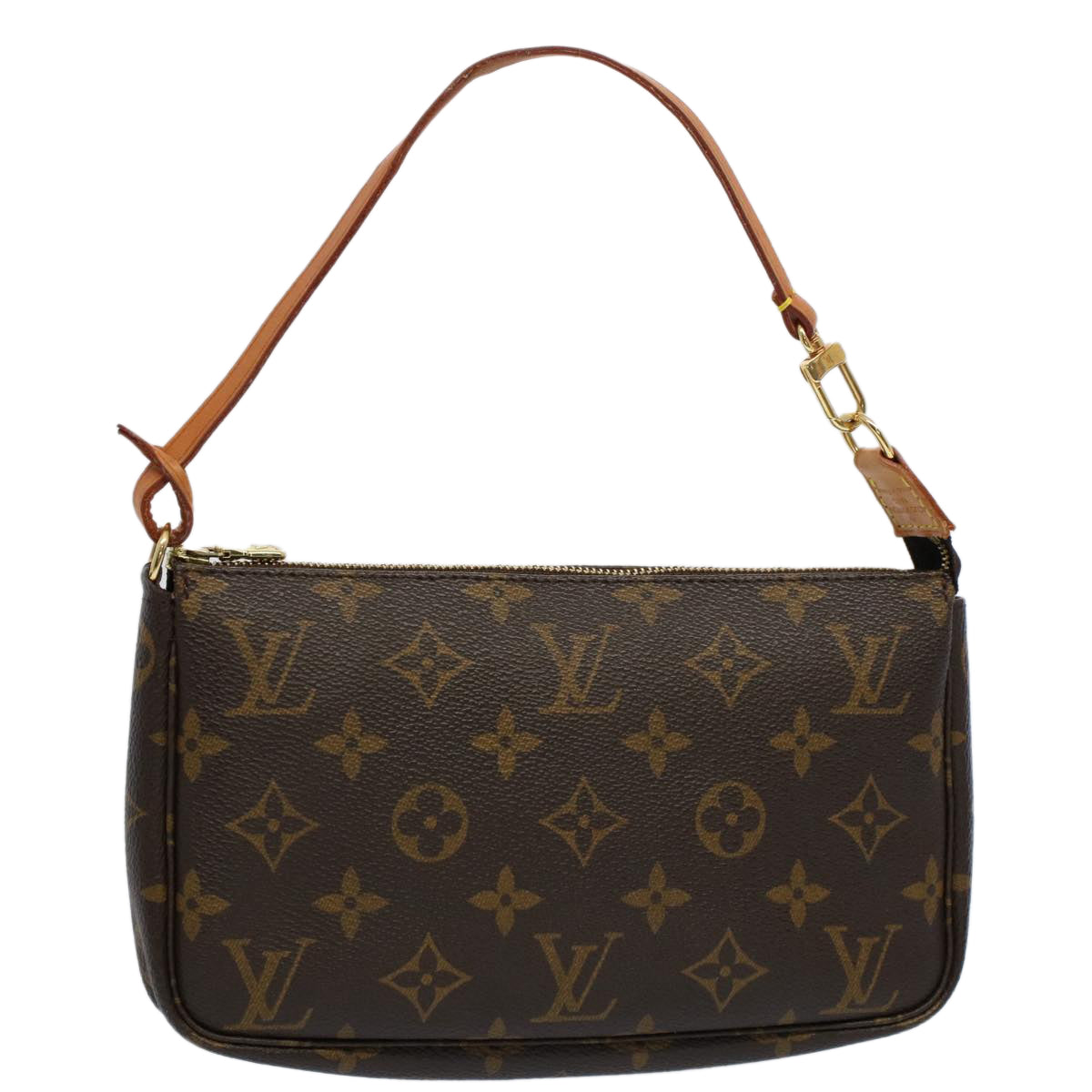LOUIS VUITTON Monogram Pochette Accessoires Pouch M51980 LV yk8854