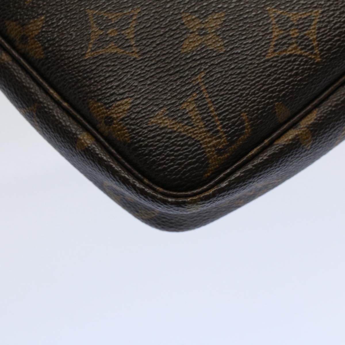 LOUIS VUITTON Monogram Pochette Accessoires Pouch M51980 LV yk8854