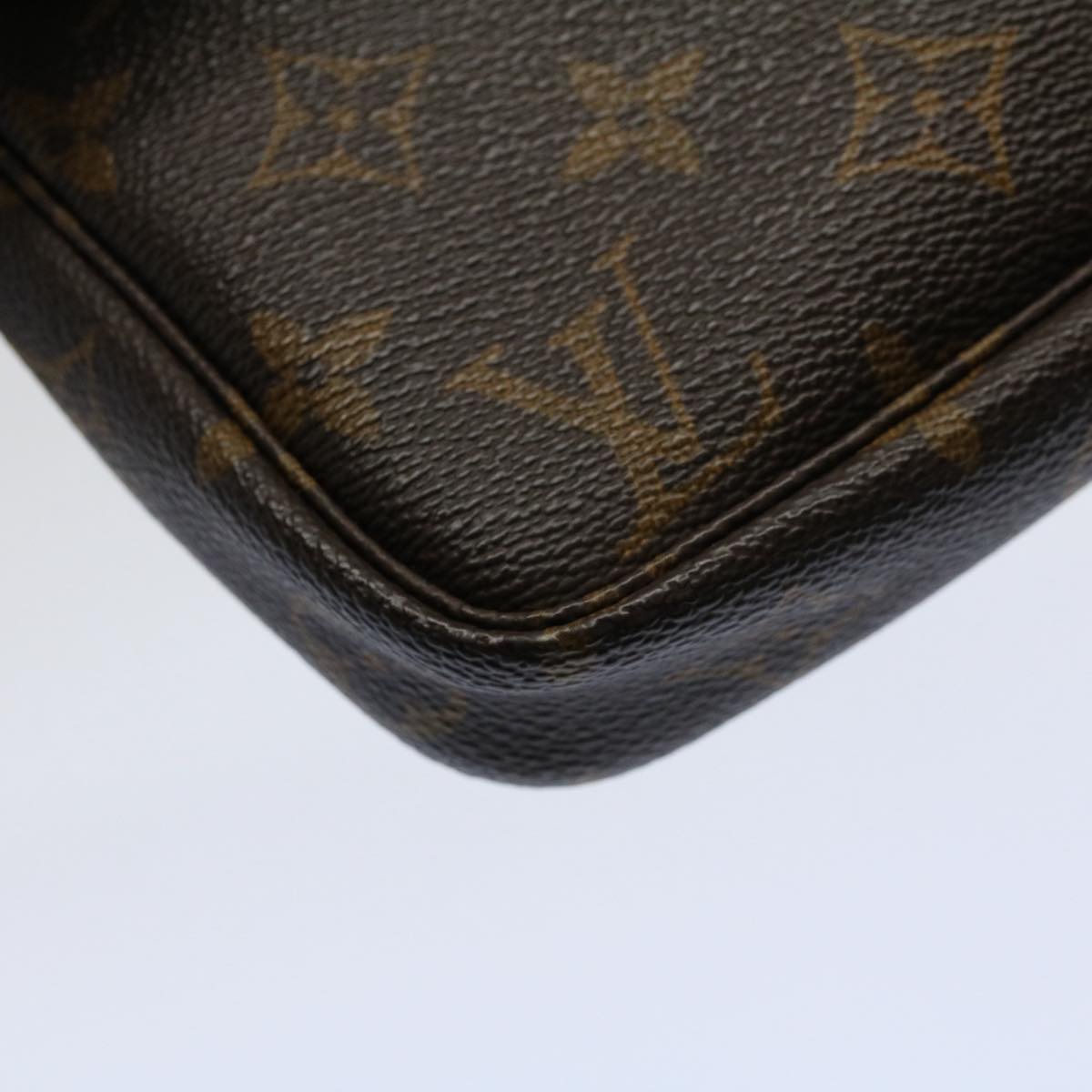LOUIS VUITTON Monogram Pochette Accessoires Pouch M51980 LV yk8854
