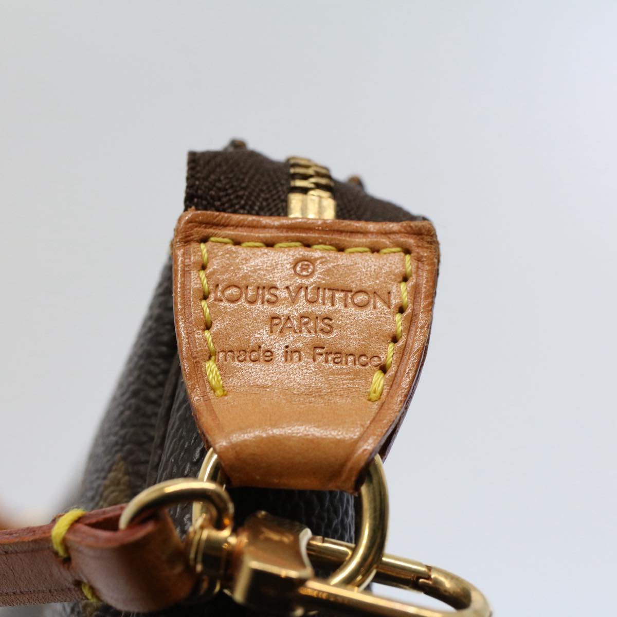 LOUIS VUITTON Monogram Pochette Accessoires Pouch M51980 LV yk8854