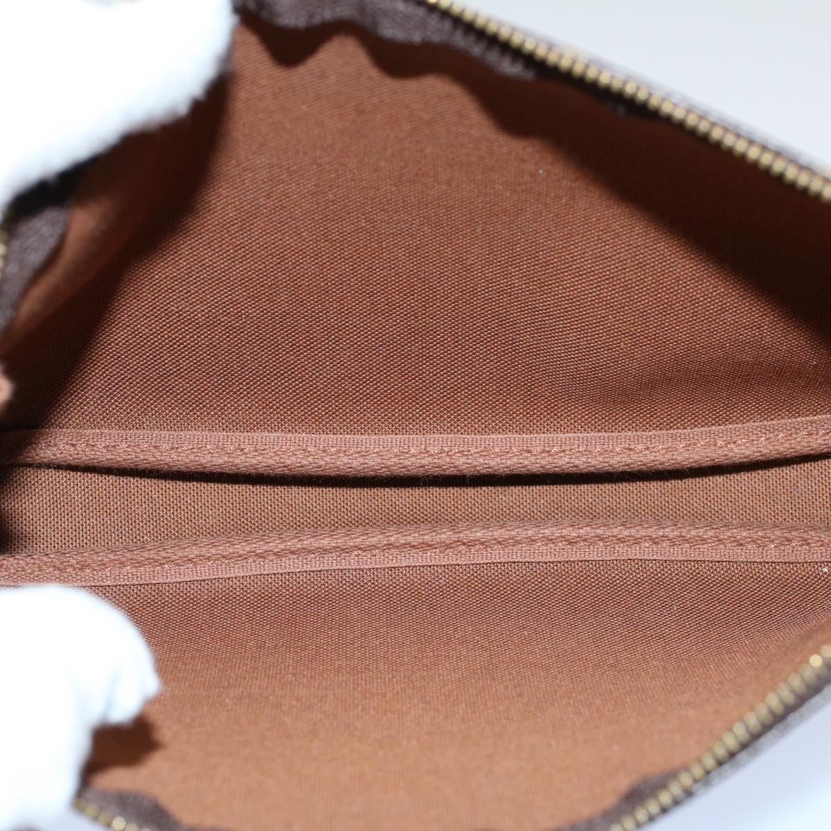LOUIS VUITTON Monogram Pochette Accessoires Pouch M51980 LV yk8854