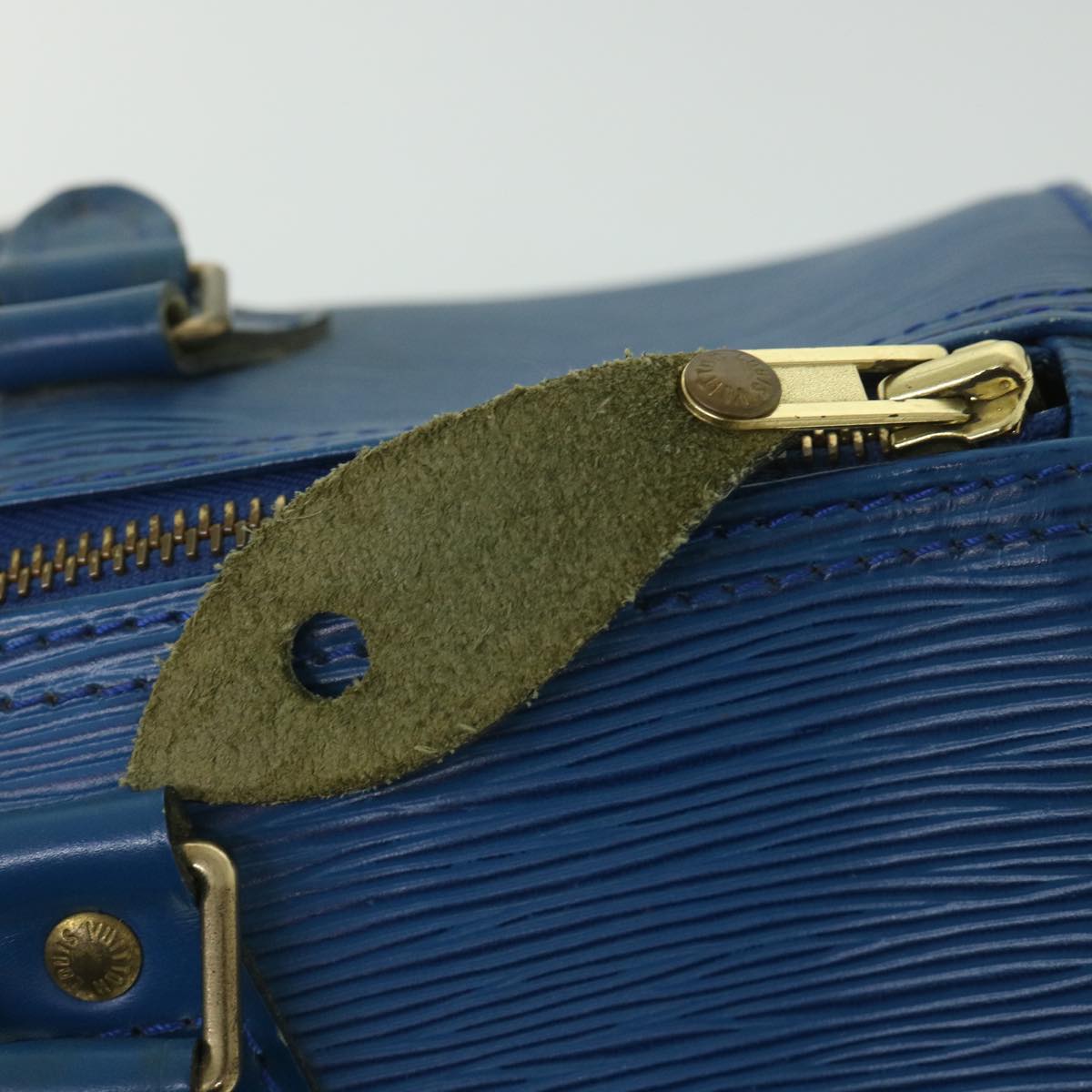 LOUIS VUITTON Epi Speedy 30 Hand Bag Toledo Blue M43005 LV yk8856