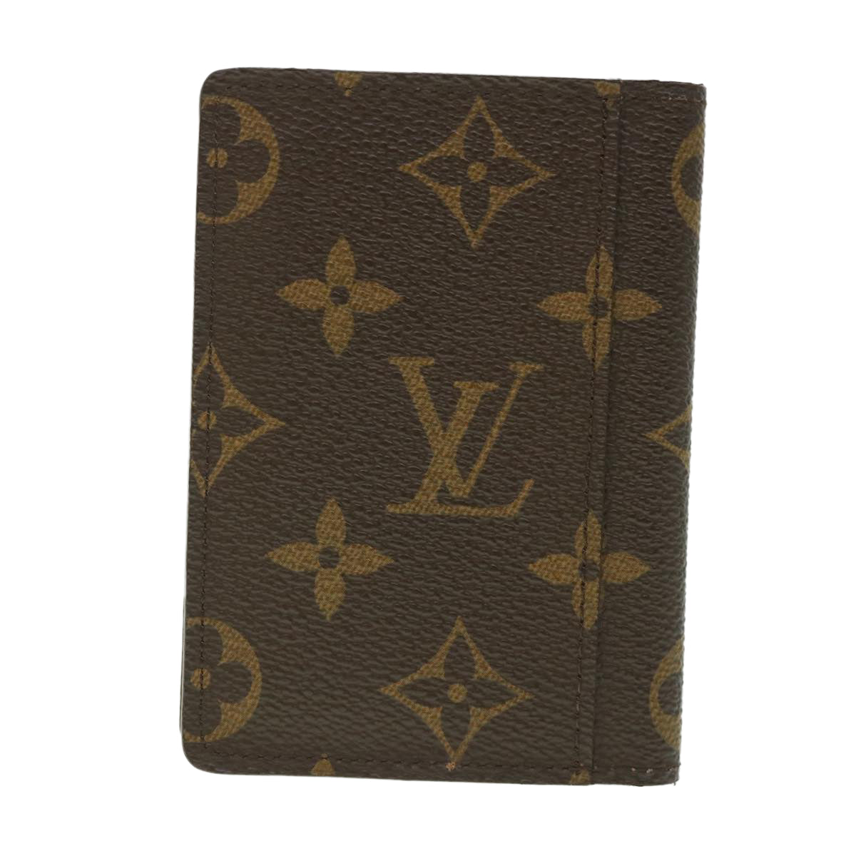 LOUIS VUITTON Monogram Porte Cartes Pass Vertical Card Case M66541 yk8871