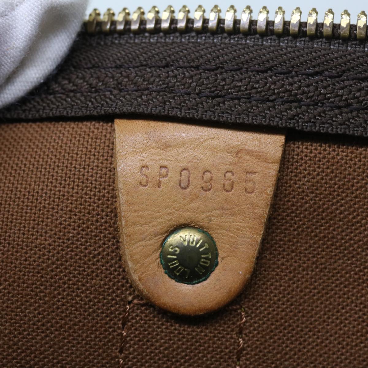 LOUIS VUITTON Monogram Keepall 50 Boston Bag M41426 LV yk8876