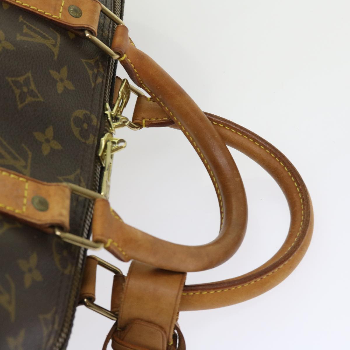 LOUIS VUITTON Monogram Keepall 50 Boston Bag M41426 LV yk8876
