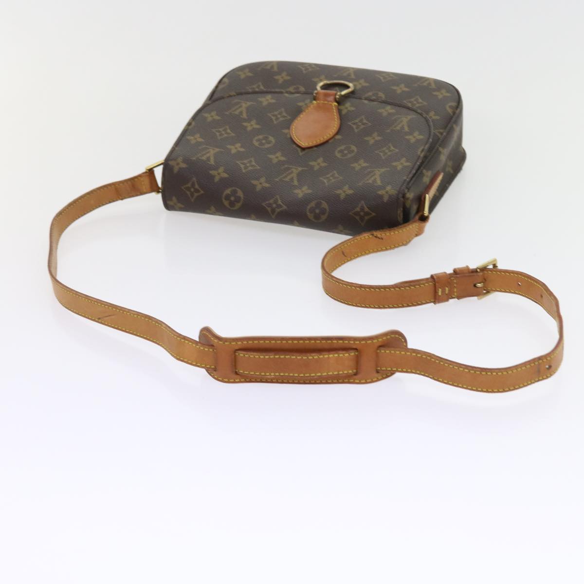 LOUIS VUITTON Monogram Saint Cloud GM Shoulder Bag M51242 LV yk8877