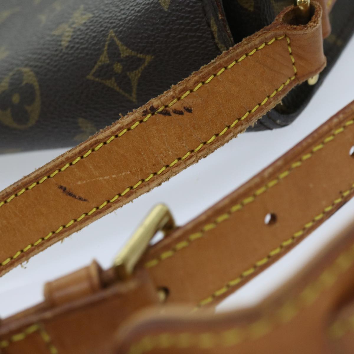 LOUIS VUITTON Monogram Saint Cloud GM Shoulder Bag M51242 LV yk8877