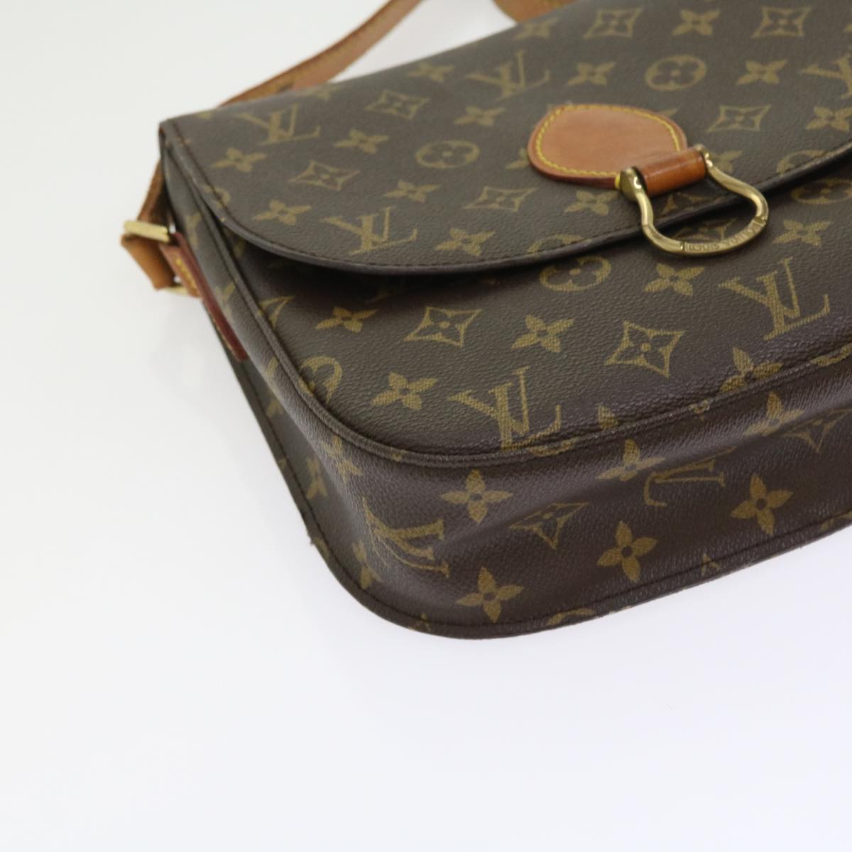 LOUIS VUITTON Monogram Saint Cloud GM Shoulder Bag M51242 LV yk8877