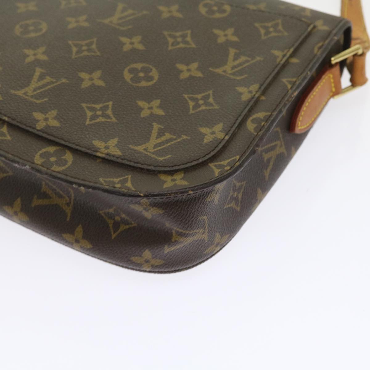 LOUIS VUITTON Monogram Saint Cloud GM Shoulder Bag M51242 LV yk8877